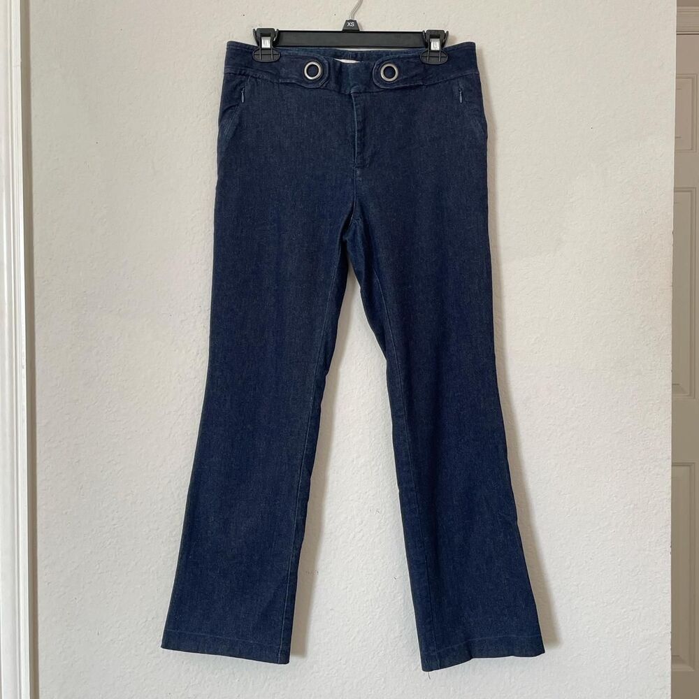 Anthropologie - The Essential Crop Flare Denim - Size US 6